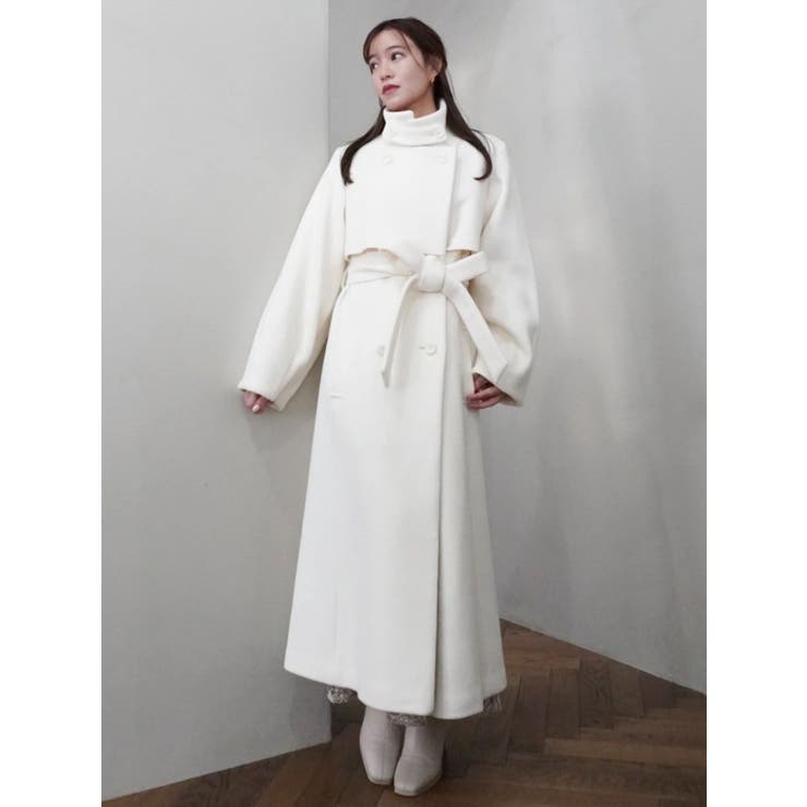 2WAYカラーレディウールコート | dazzlin | 詳細画像18 