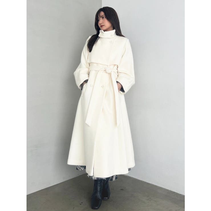 2WAYカラーレディウールコート | dazzlin | 詳細画像24 