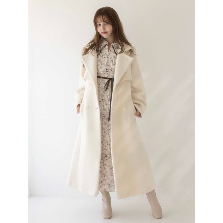 2WAYカラーレディウールコート | dazzlin | 詳細画像3 