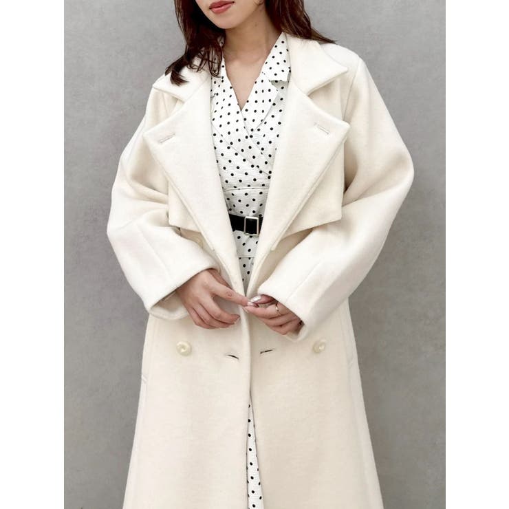 2WAYカラーレディウールコート | dazzlin | 詳細画像31 