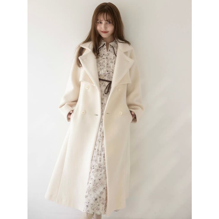 2WAYカラーレディウールコート | dazzlin | 詳細画像4 