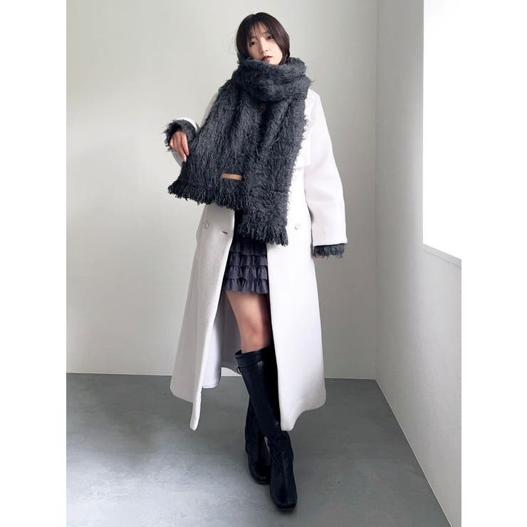 2WAYカラーレディウールコート | dazzlin | 詳細画像8 