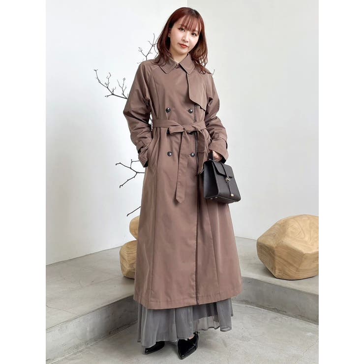 【藤井サチコラボ】ケープ付2WAYトレンチコート | dazzlin | 詳細画像10 