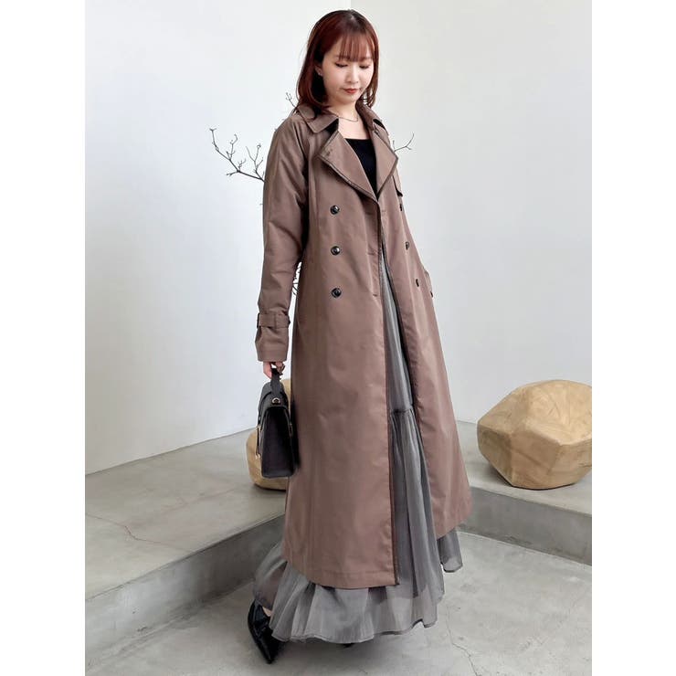 【藤井サチコラボ】ケープ付2WAYトレンチコート | dazzlin | 詳細画像15 