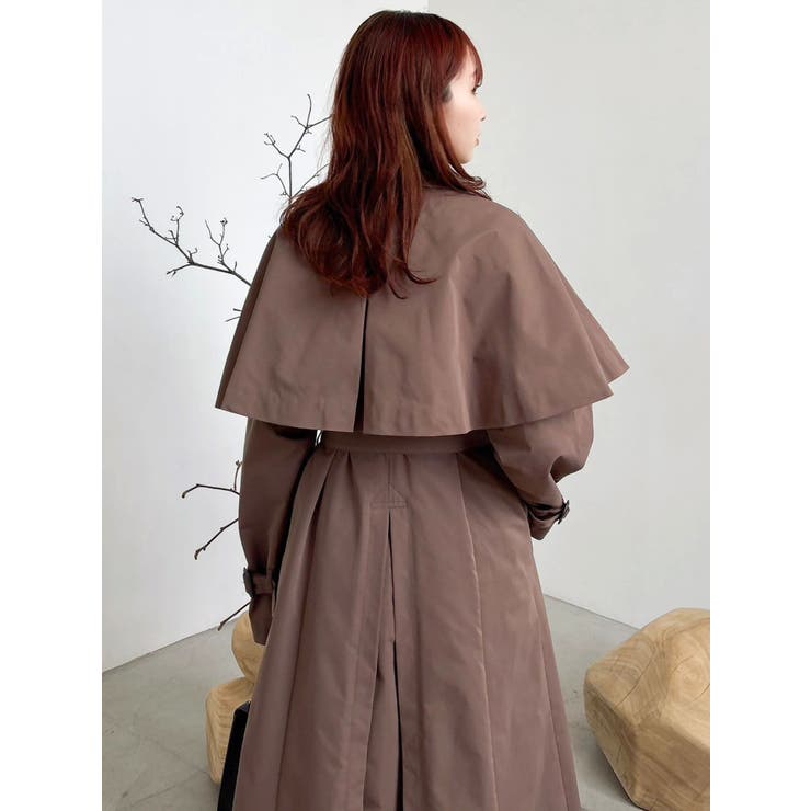 【藤井サチコラボ】ケープ付2WAYトレンチコート | dazzlin | 詳細画像20 