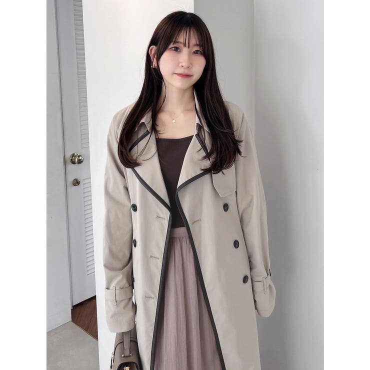 【藤井サチコラボ】ケープ付2WAYトレンチコート | dazzlin | 詳細画像23 