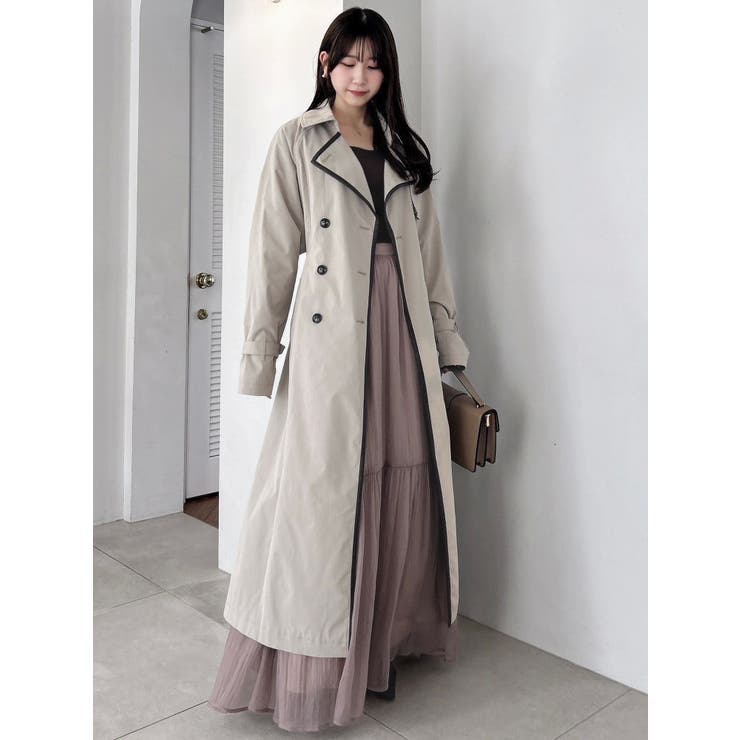 【藤井サチコラボ】ケープ付2WAYトレンチコート | dazzlin | 詳細画像26 