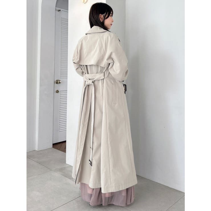 【藤井サチコラボ】ケープ付2WAYトレンチコート | dazzlin | 詳細画像29 