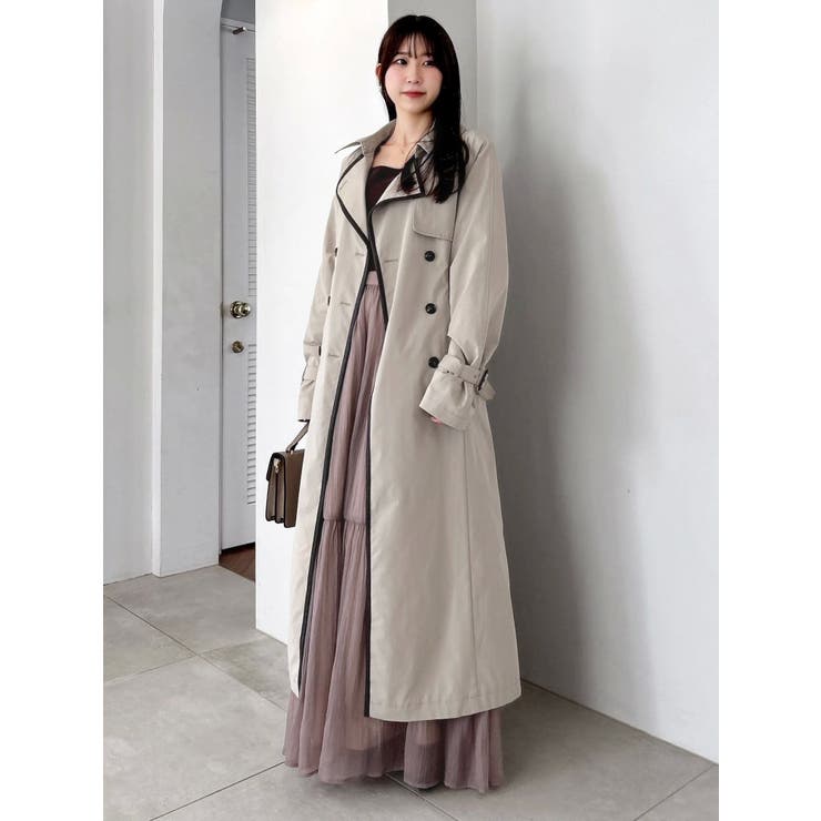 【藤井サチコラボ】ケープ付2WAYトレンチコート | dazzlin | 詳細画像30 