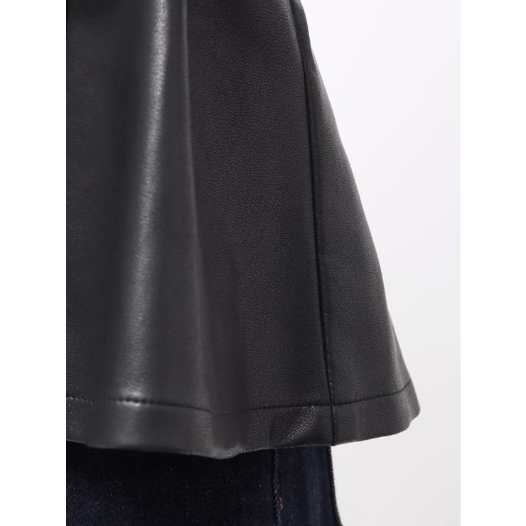 ウエストシェイプフェイクレザージャケット | dazzlin | 詳細画像23 