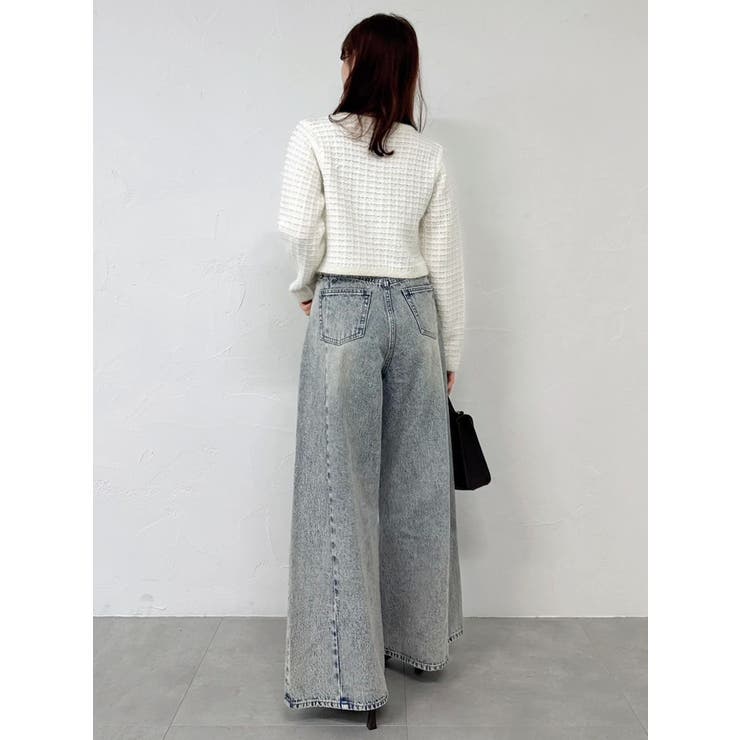 ツイードライクショートニットジャケット | dazzlin | 詳細画像35 