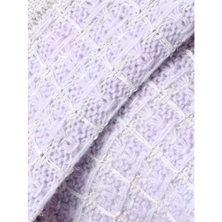 ツイードライクショートニットジャケット | dazzlin | 詳細画像43 