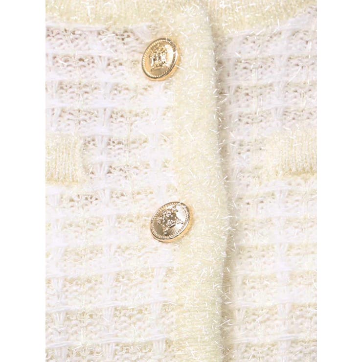 ツイードライクショートニットジャケット | dazzlin | 詳細画像46 