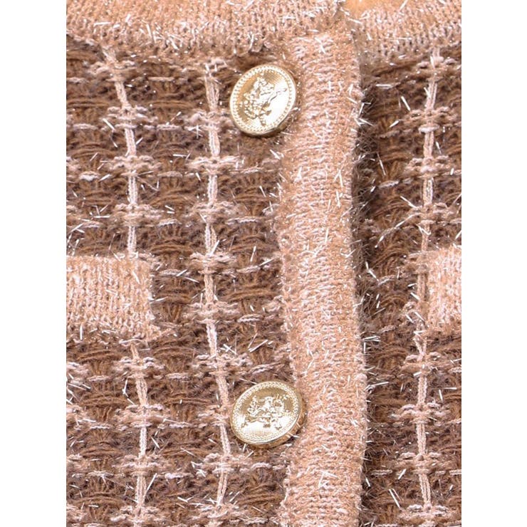 ツイードライクショートニットジャケット | dazzlin | 詳細画像48 