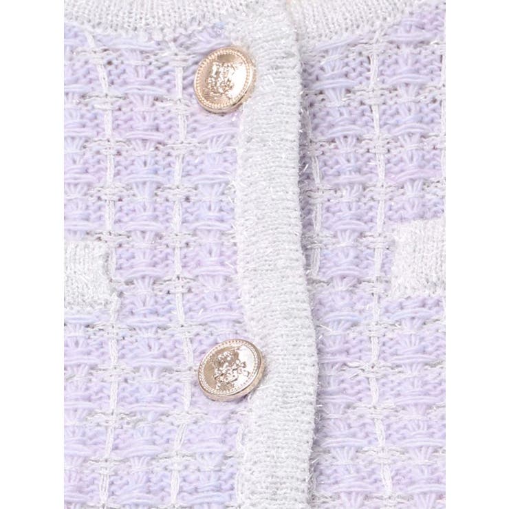 ツイードライクショートニットジャケット | dazzlin | 詳細画像49 