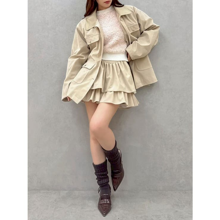 【セットアップ対応】ポケットオーバーブルゾン | dazzlin | 詳細画像1 