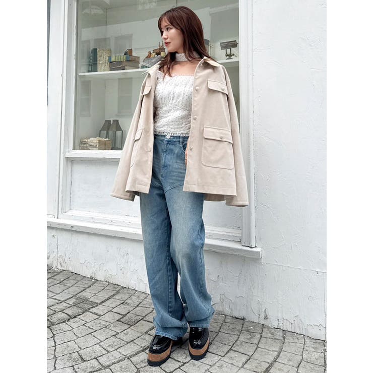 【セットアップ対応】ポケットオーバーブルゾン | dazzlin | 詳細画像5 