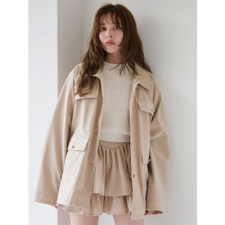 【セットアップ対応】ポケットオーバーブルゾン | dazzlin | 詳細画像6 