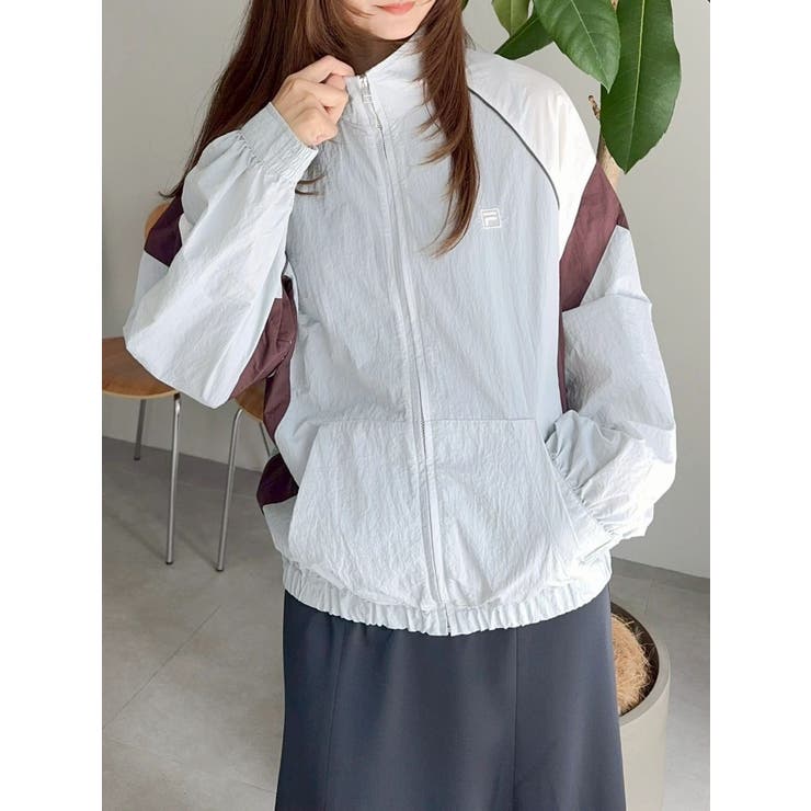 【FILA別注】バイカラースイッチングミドルブルゾン | dazzlin | 詳細画像12 