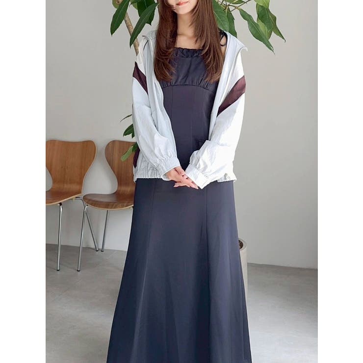 【FILA別注】バイカラースイッチングミドルブルゾン | dazzlin | 詳細画像15 