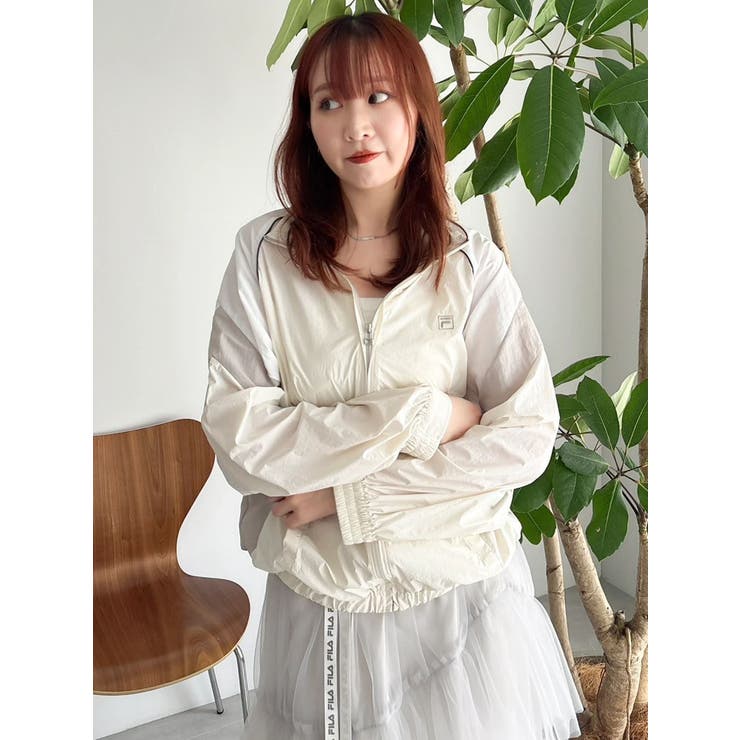 【FILA別注】バイカラースイッチングミドルブルゾン | dazzlin | 詳細画像19 