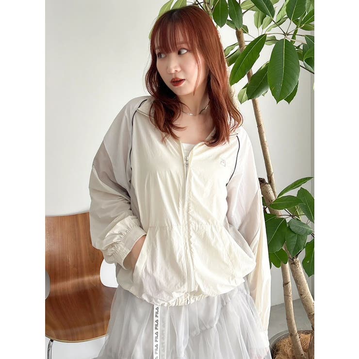 アイボリー | 【FILA別注】バイカラースイッチングミドルブルゾン | dazzlin