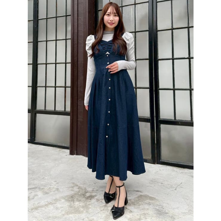 ブラトップレイヤードワンピース | dazzlin | 詳細画像2 