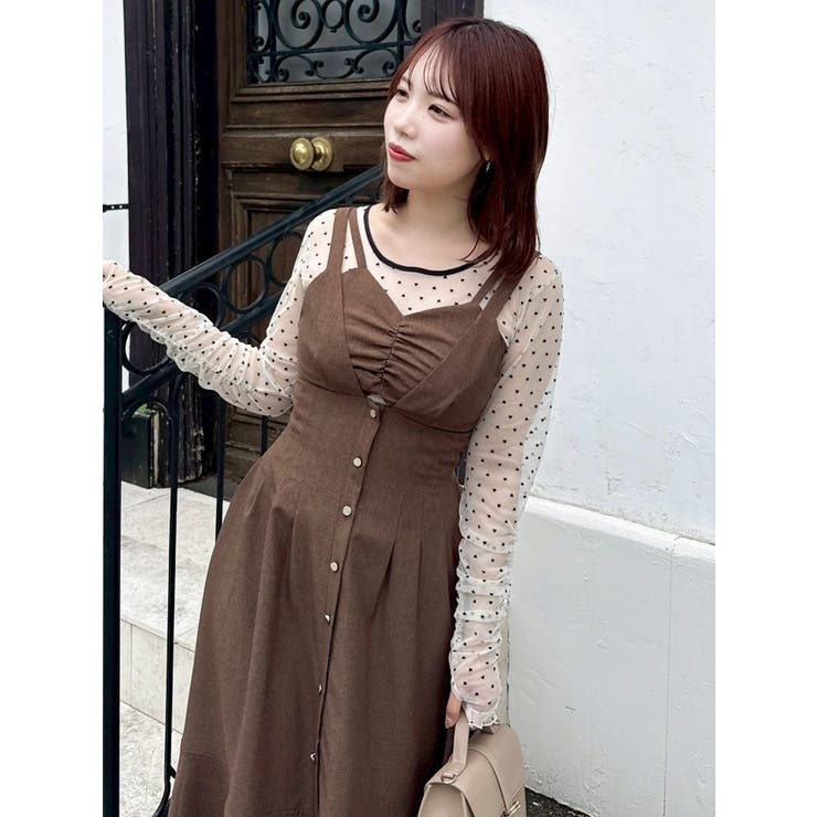 ブラトップレイヤードワンピース | dazzlin | 詳細画像5 