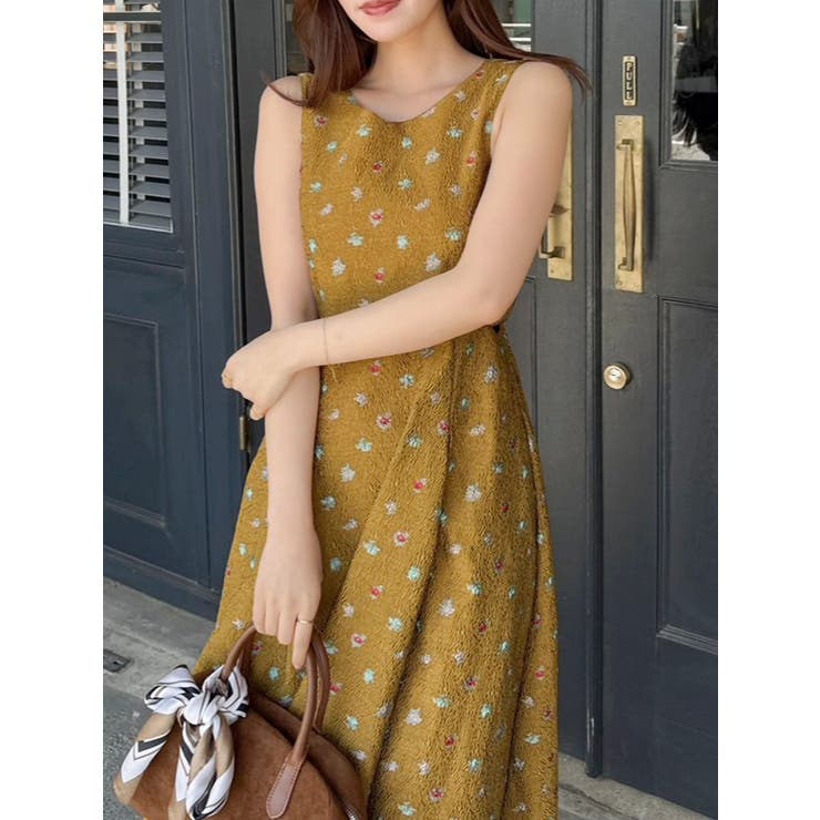 TOYジャカードカットアウトワンピース | dazzlin | 詳細画像10 