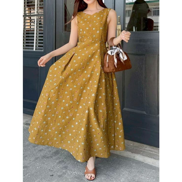 TOYジャカードカットアウトワンピース | dazzlin | 詳細画像13 