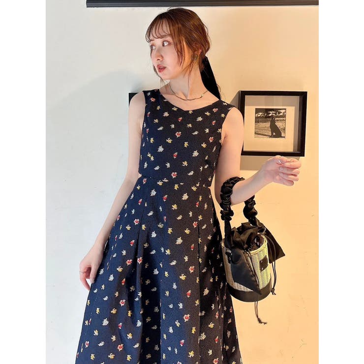 TOYジャカードカットアウトワンピース | dazzlin | 詳細画像25 