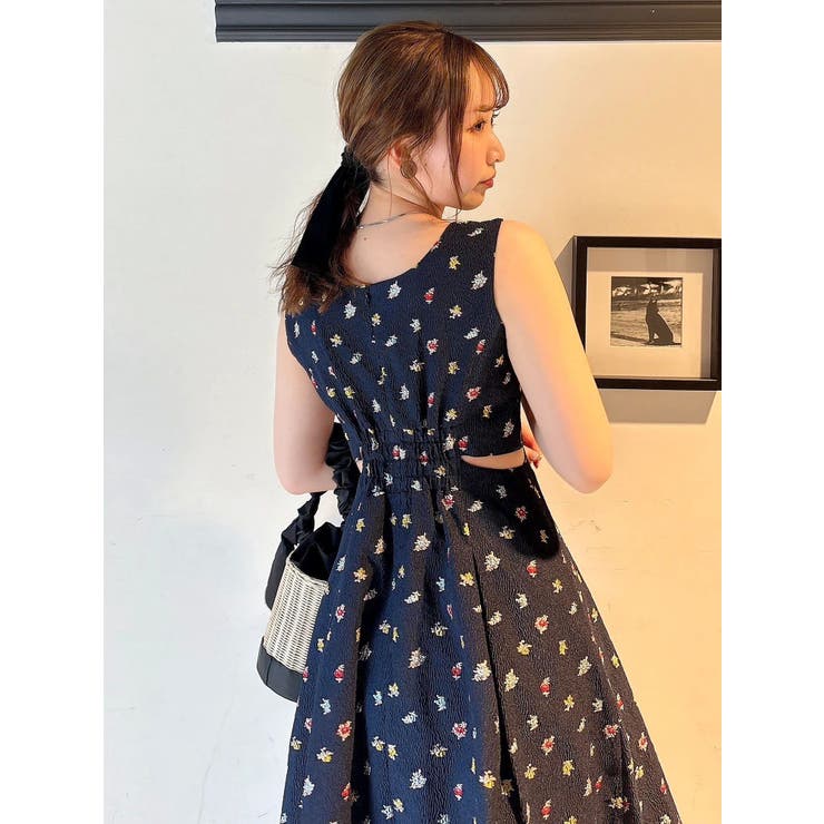 TOYジャカードカットアウトワンピース | dazzlin | 詳細画像27 