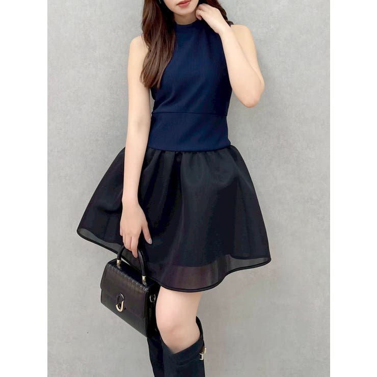 ローライズボンディングワンピース | dazzlin | 詳細画像9 