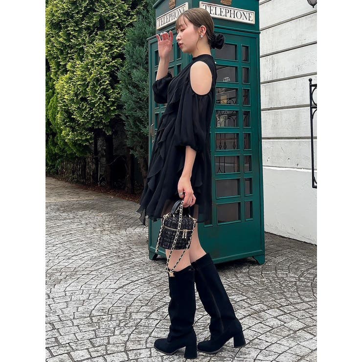 カタアキフリルミニワンピース | dazzlin | 詳細画像16 