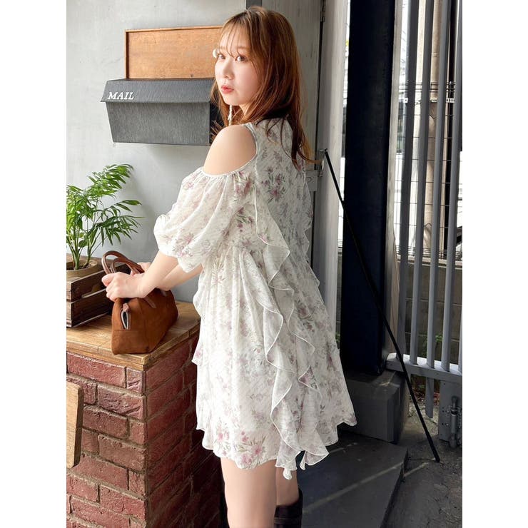 カタアキフリルミニワンピース | dazzlin | 詳細画像27 