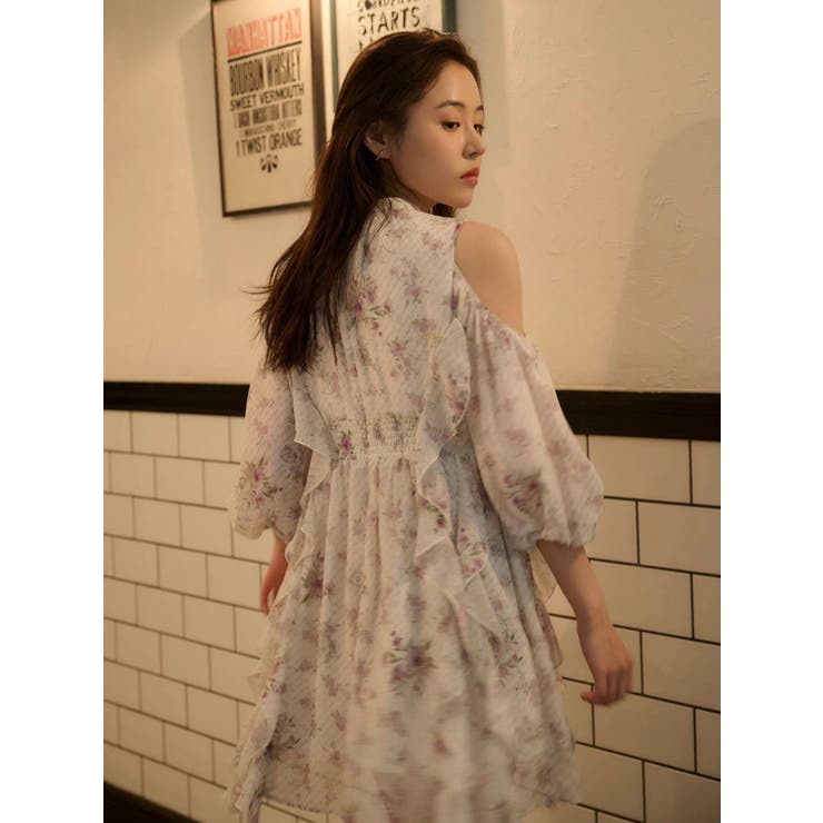 カタアキフリルミニワンピース | dazzlin | 詳細画像3 