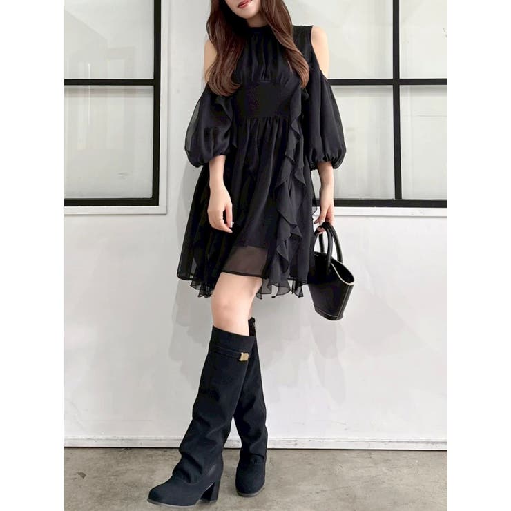 カタアキフリルミニワンピース | dazzlin | 詳細画像42 