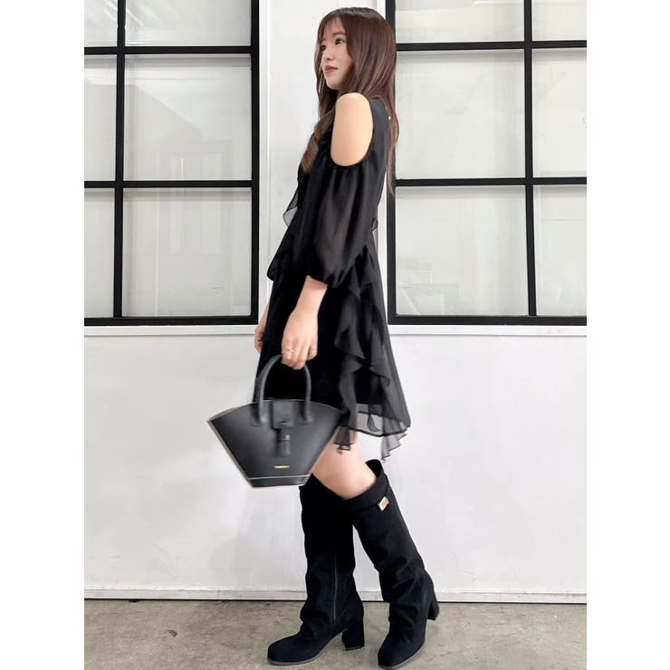 カタアキフリルミニワンピース | dazzlin | 詳細画像43 