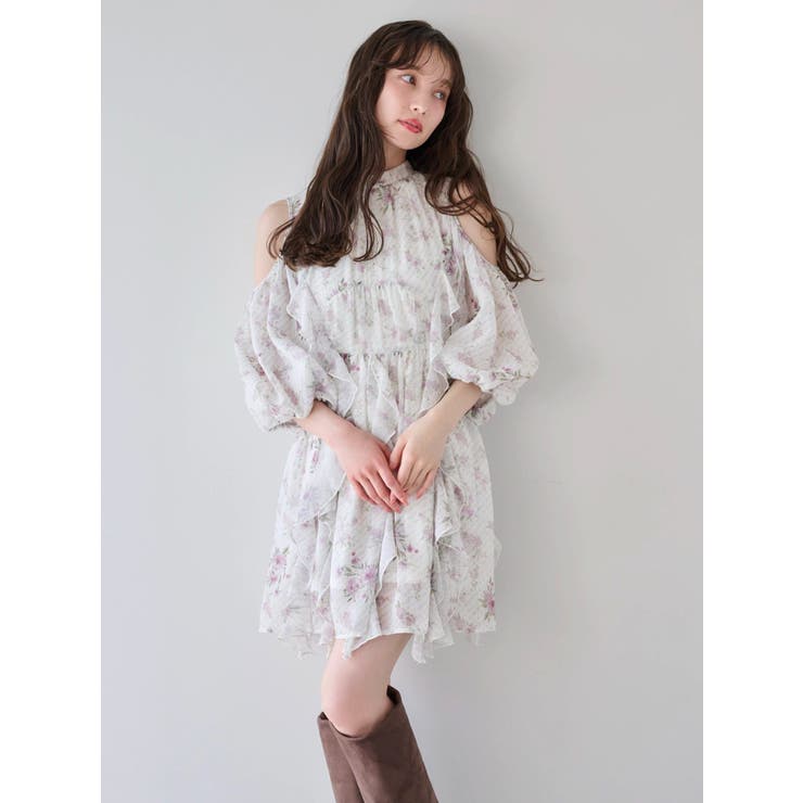 カタアキフリルミニワンピース | dazzlin | 詳細画像5 