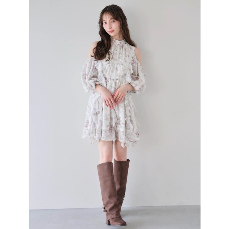 カタアキフリルミニワンピース | dazzlin | 詳細画像7 