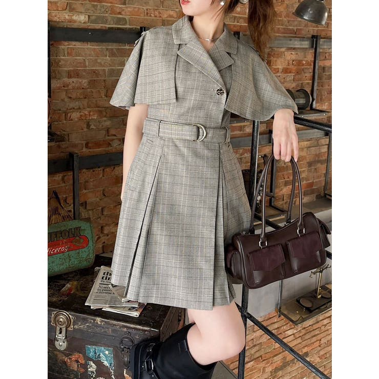 【WEB限定カラーあり】ケープトレンチミニワンピース | dazzlin | 詳細画像15 