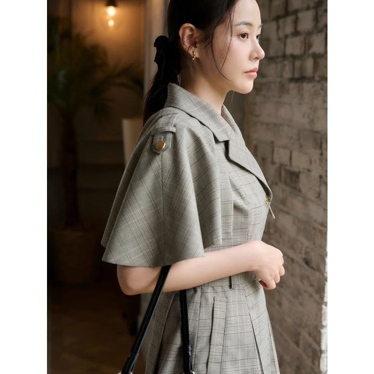 【WEB限定カラーあり】ケープトレンチミニワンピース | dazzlin | 詳細画像8 