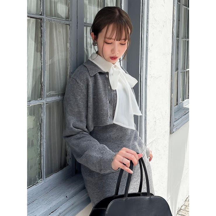 2ピースニットミニワンピース | dazzlin | 詳細画像23 