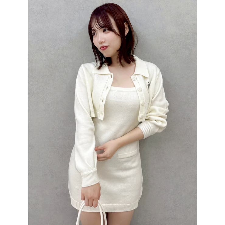 2ピースニットミニワンピース | dazzlin | 詳細画像37 