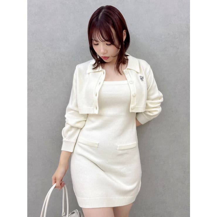 2ピースニットミニワンピース | dazzlin | 詳細画像39 