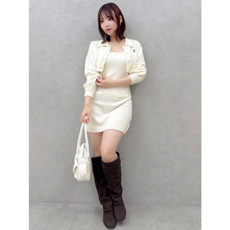 2ピースニットミニワンピース | dazzlin | 詳細画像41 