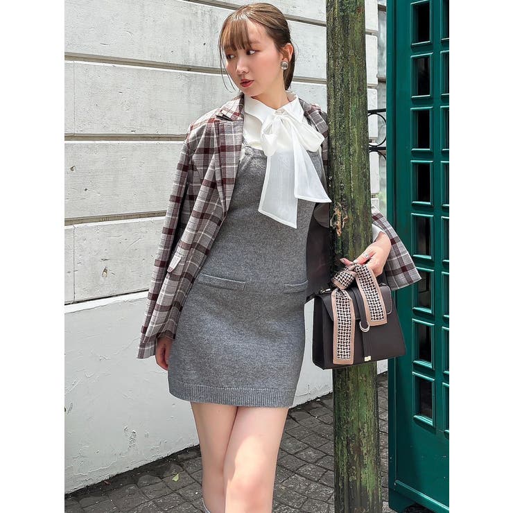 2ピースニットミニワンピース | dazzlin | 詳細画像45 