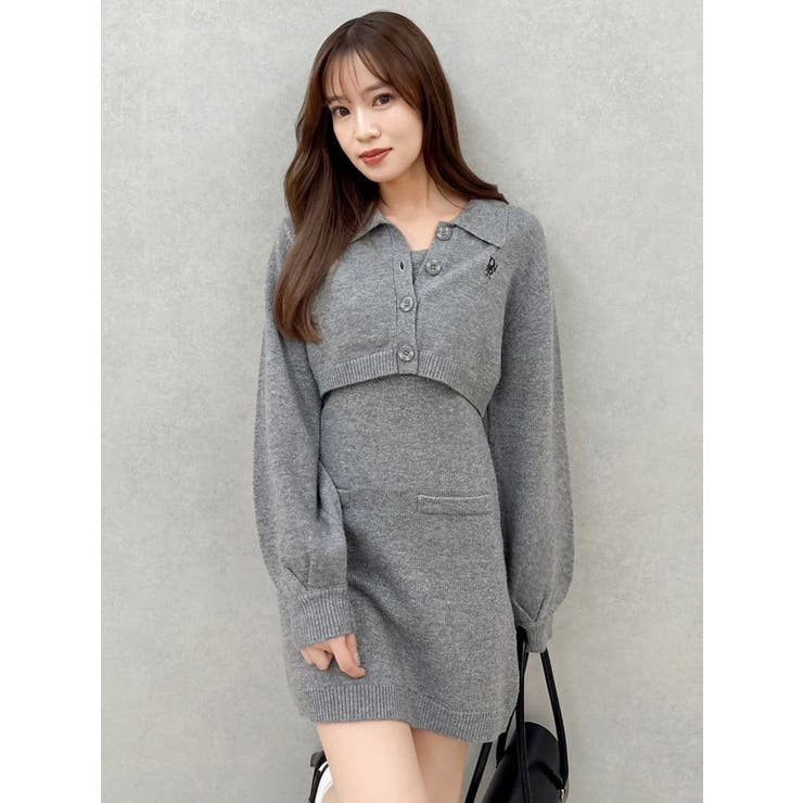 2ピースニットミニワンピース | dazzlin | 詳細画像50 