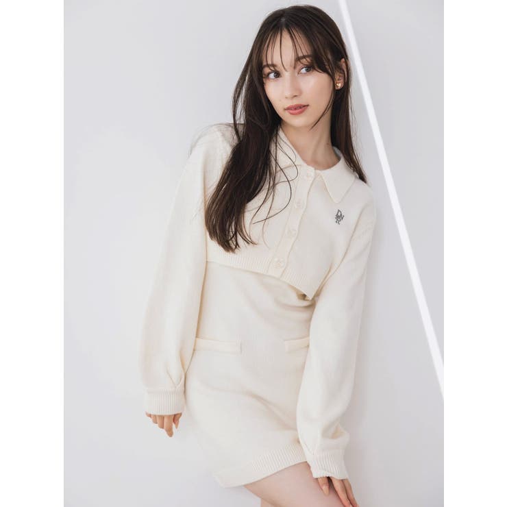 2ピースニットミニワンピース | dazzlin | 詳細画像9 