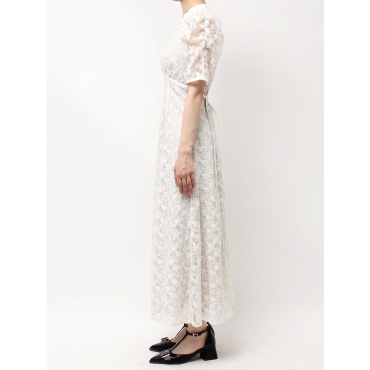 ネックツイスト刺繍レースドレス | dazzlin | 詳細画像28 